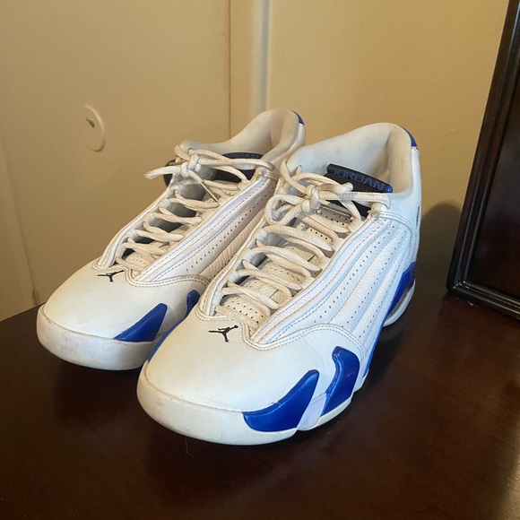 Air Jordan 14 retro (white hyper royal) - Picture 1 of 4